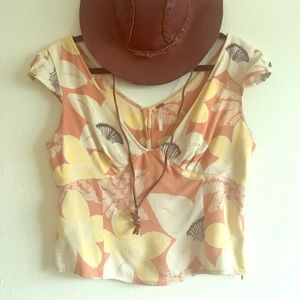Free people floral blouse